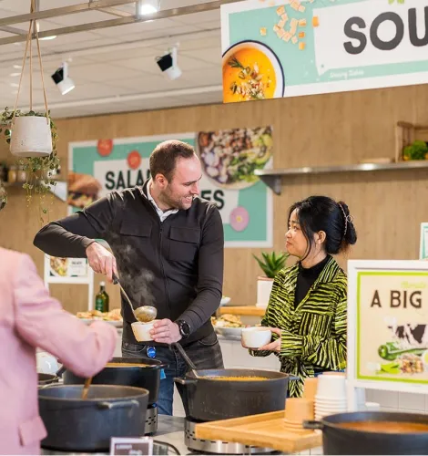 2 Hutten Business Horeca verbinding